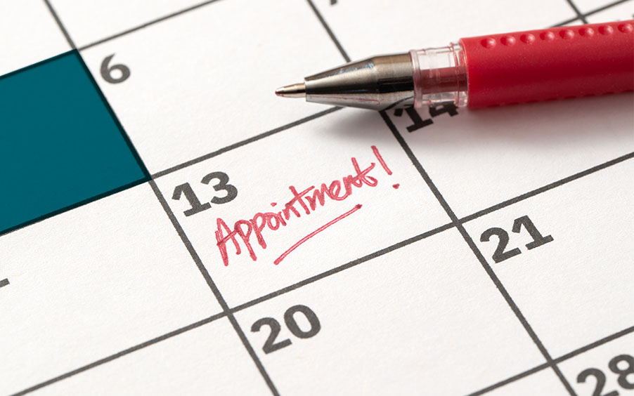 Schritt 1: Termin vereinbaren